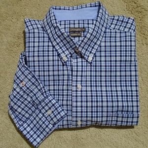 J McLAUGHLIN Modern Fit Check Button Down Shirt XL